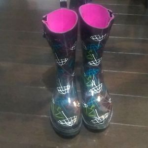 Umbrella rainboots